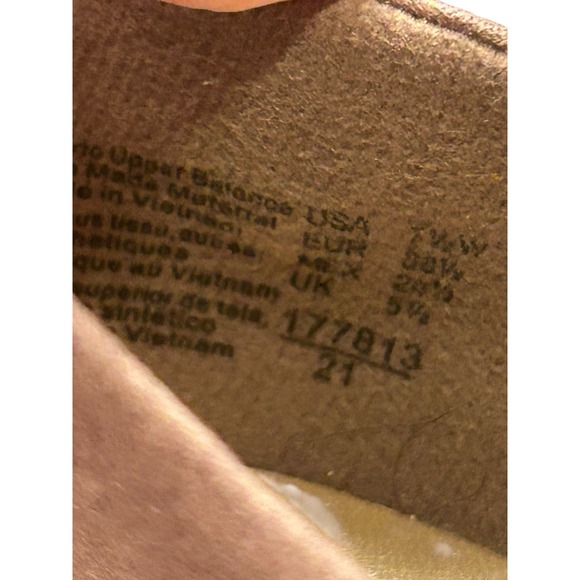 Dexflex Comfort Faux Suede Wedge Heeled Pumps Women's Sz 7.5W Brown Heels Shoes - Picture 10 of 13